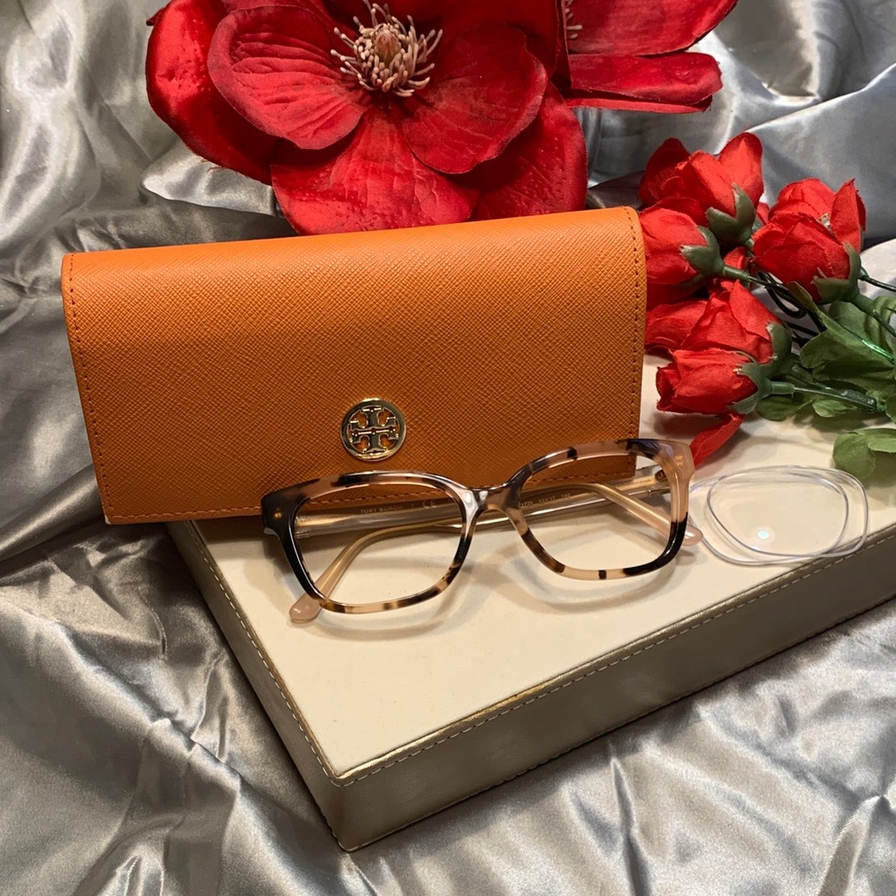🌹Tory Burch •  Blush Tortoiseshell Eyeglass Frames